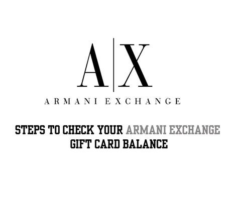 armani cosmetics gift card balance.